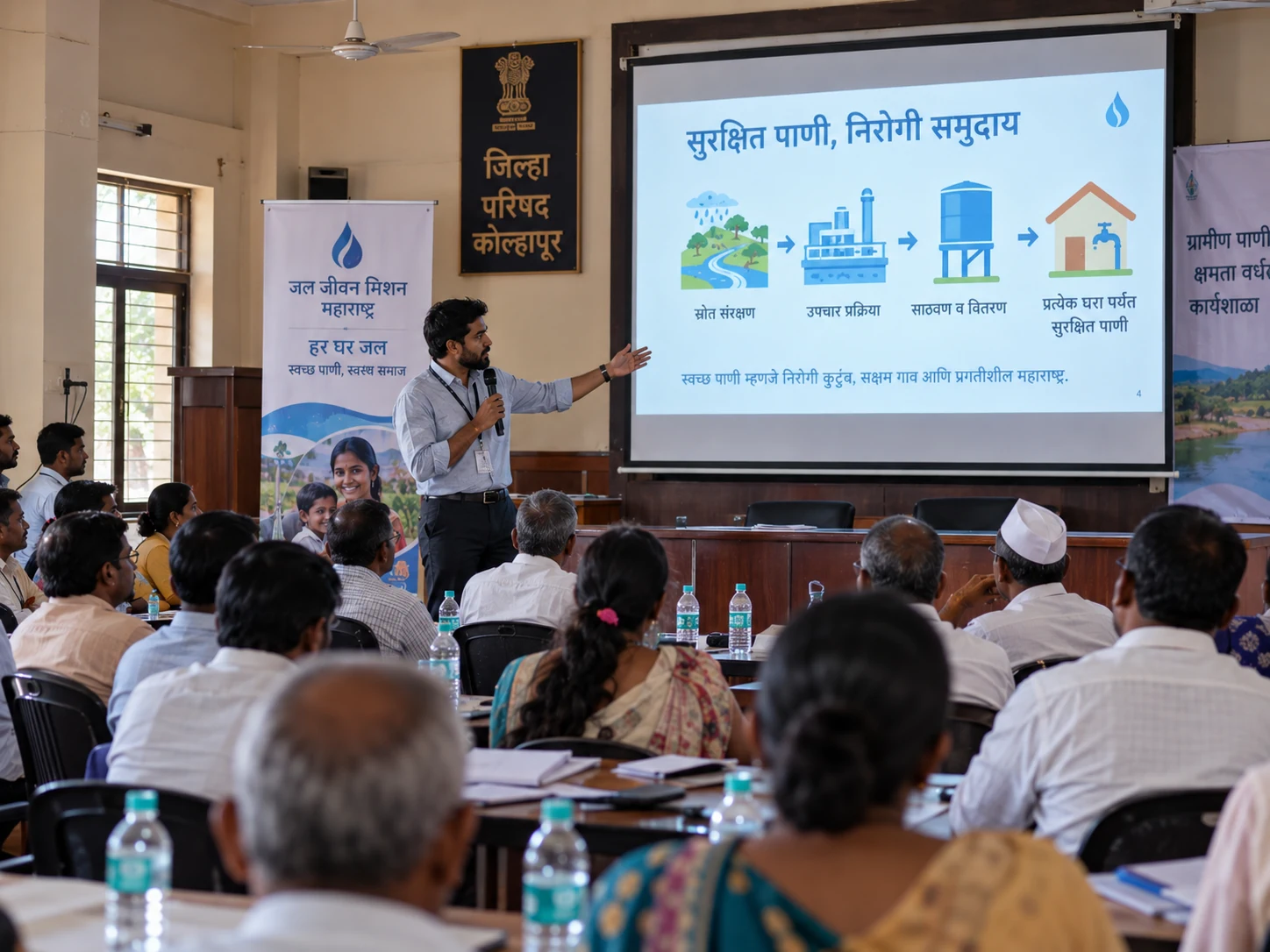 Water safety training workshop in progress